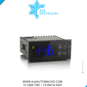 IREVC0HC0A - Control. IR33 compressor (16 A), degelo (8 A), ventilador (8 A), aux/light (8 A), RTC, Display Azul
