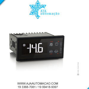 IREVC0HC0W - Control. IR33 compressor (16 A), degelo (8 A), ventilador (8 A), aux/light (8 A), RTC, Display branco