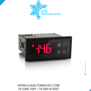 IREVC0LC00 - Control. IR33 compressor (16 A), degelo (8 A), ventilador (8 A), aux/light (8 A), RTC Display vermelho