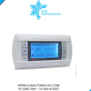 PGDE030F00 - IHM para Pco 8 Linhas moldura preta botões pretos