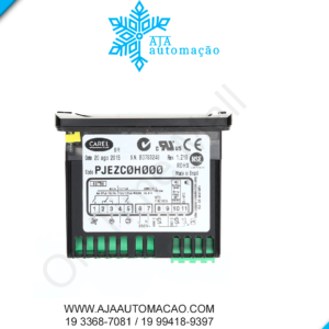 PJEZC0H000 - Control. para Congelados 2 Ent. NTC, 1 DI e 3 saídas relé (2HP, 8A, 8A), 230V