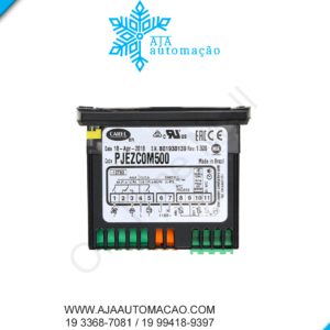 PJEZC0M500 - Control. para Congelados 2 Ent. NTC, 1 DI e 3 saídas relé (2HP, 8A, 8A) + RTC, 115V - Display Azul