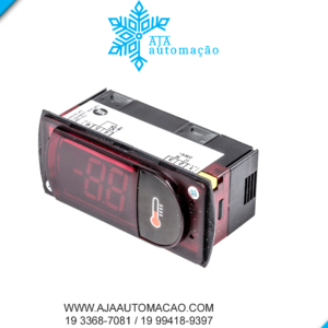 PJEZMNN0E0 - Termometro Digital 230V conector parafuso, Sem relé, 1 NTC, 230V