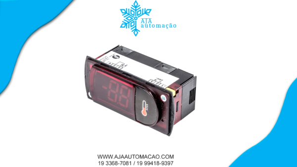 PJEZMNN0E0 - Termometro Digital 230V conector parafuso, Sem relé, 1 NTC, 230V
