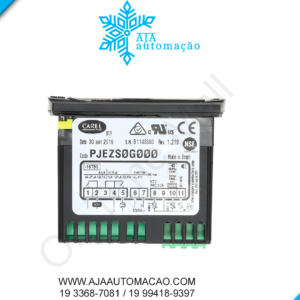 PJEZS0G000 - Control. para Resfriados 2 Ent. NTC, 1 DI e 2 saídas relé (2HP, 8A), 230V