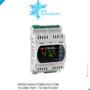 DN33A7HB20 - Control. Univ.T/DIN, 2 Ent. para sensor de temperatura, 4 saídas SSR, 115 a 230Vca, RTC
